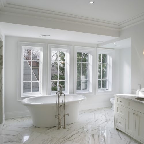 Interior of the new Large bathroom.